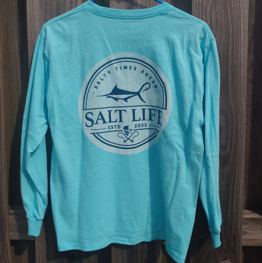NWOT Youth Large Salt Life L/S Tee